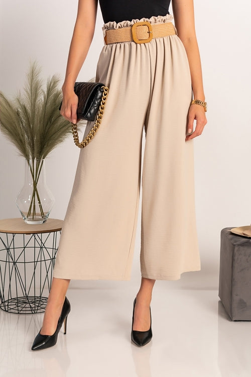 Elegant long pants Cedona, beige